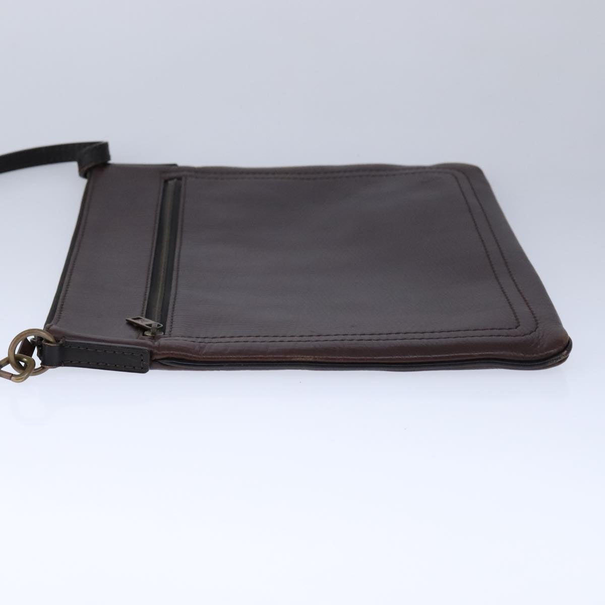 LOUIS VUITTON Utah Shawnee MM Shoulder Bag Leather Brown M93453 LV hk1878