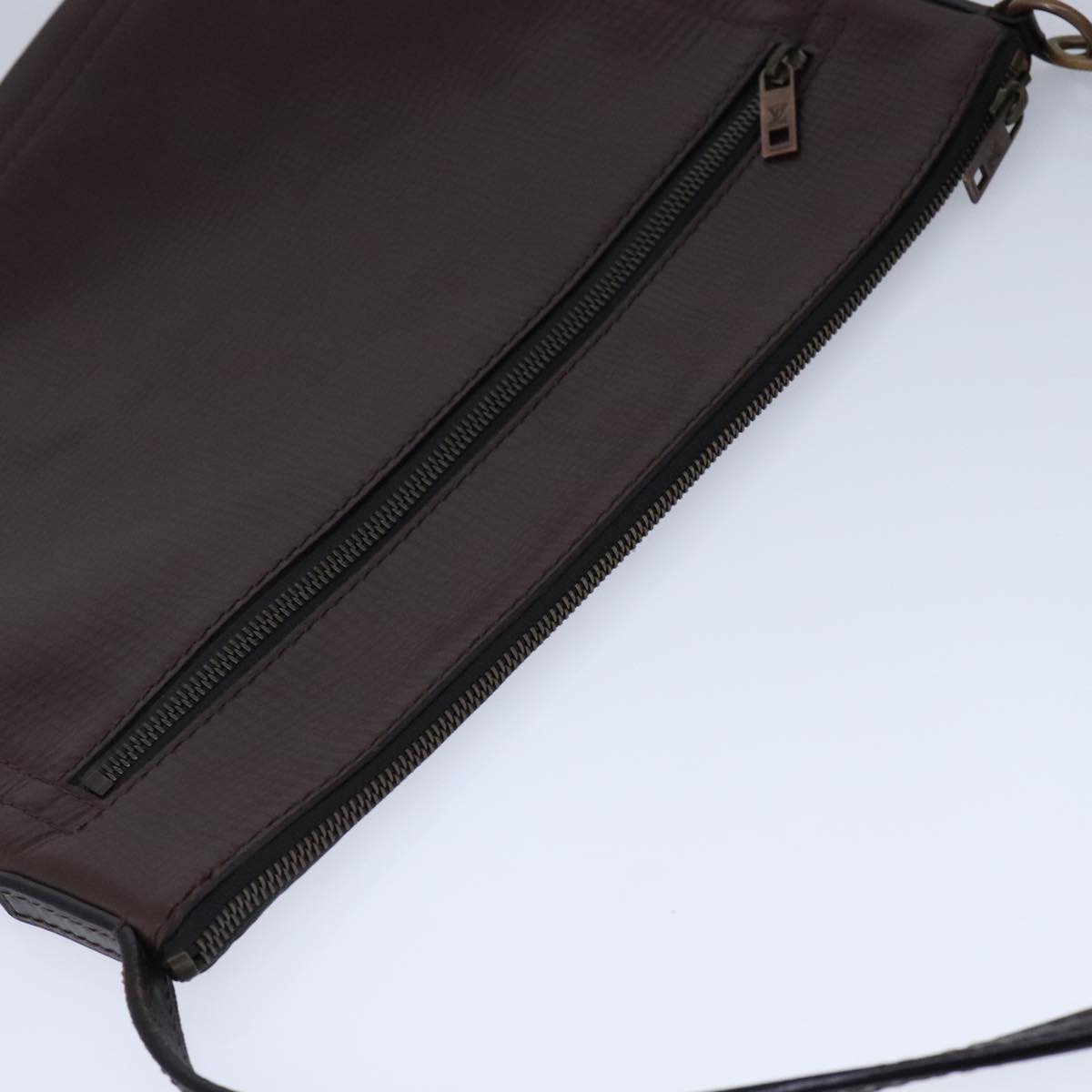 LOUIS VUITTON Utah Shawnee MM Shoulder Bag Leather Brown M93453 LV hk1878