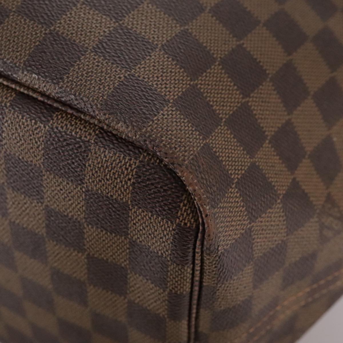 LOUIS VUITTON Damier Ebene Neverfull GM Tote Bag N51106 LV hk1879