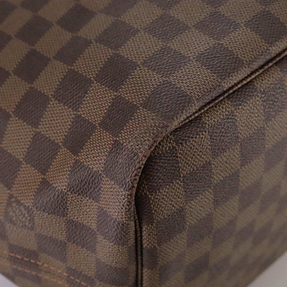LOUIS VUITTON Damier Ebene Neverfull GM Tote Bag N51106 LV hk1879