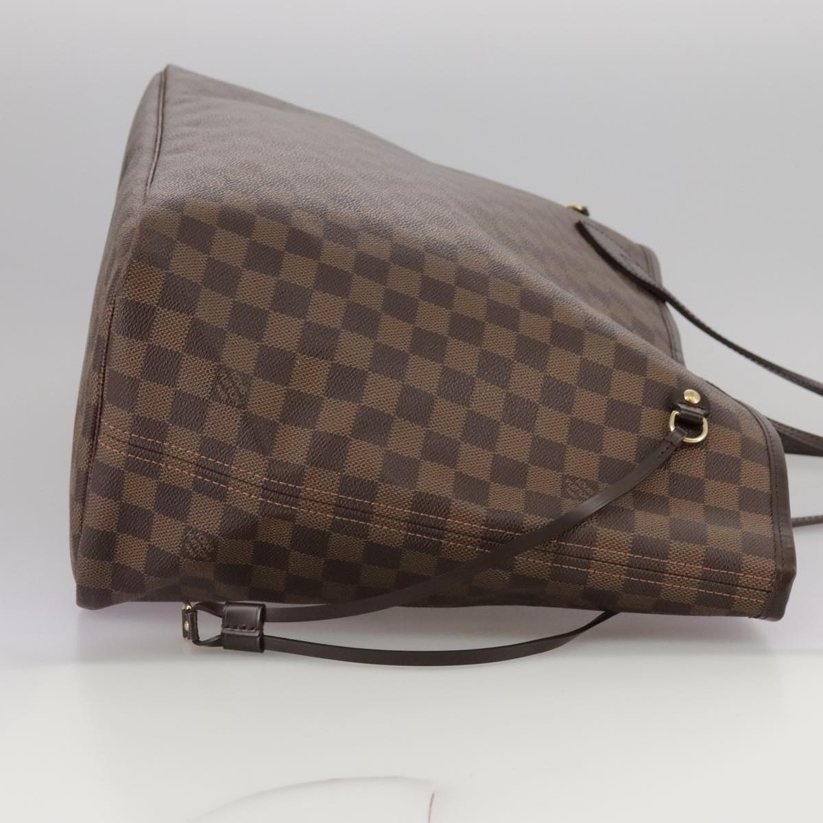 LOUIS VUITTON Damier Ebene Neverfull GM Tote Bag N51106 LV hk1879