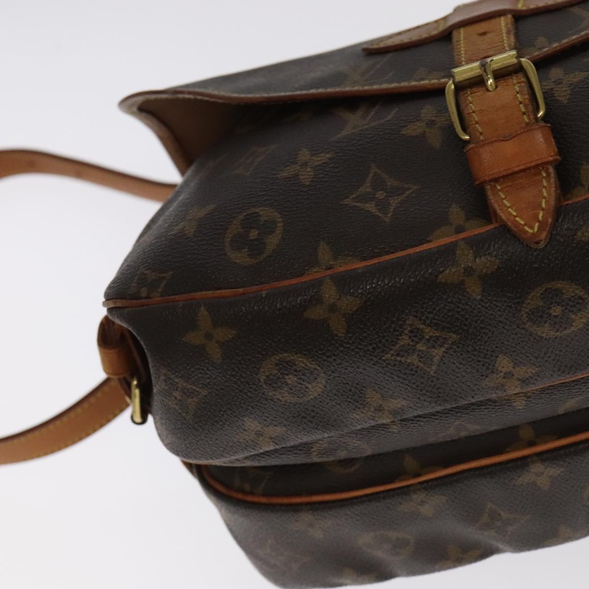LOUIS VUITTON Monogram Saumur 30 Shoulder Bag M42256 LV hk1885