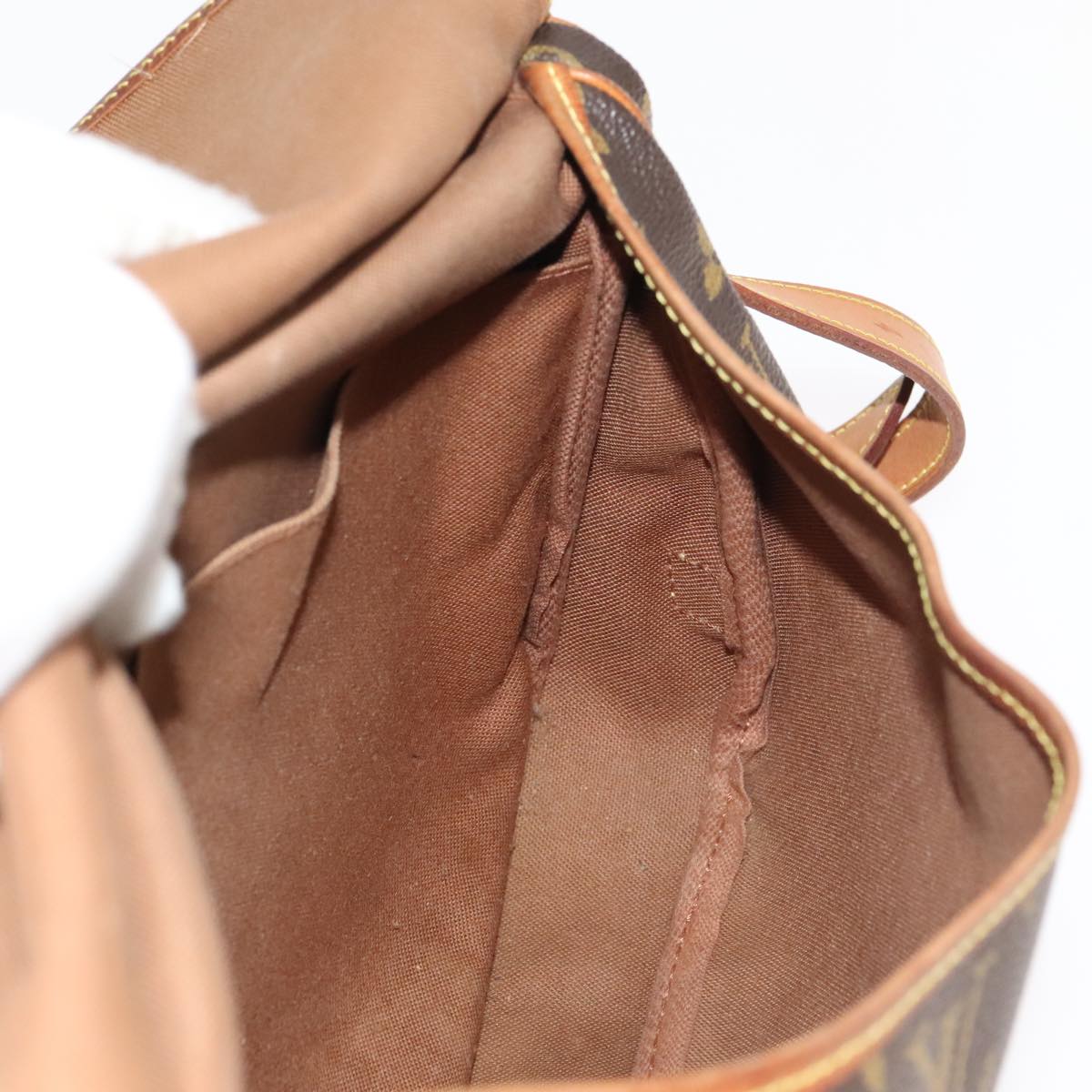 LOUIS VUITTON Monogram Saumur 30 Shoulder Bag M42256 LV hk1885