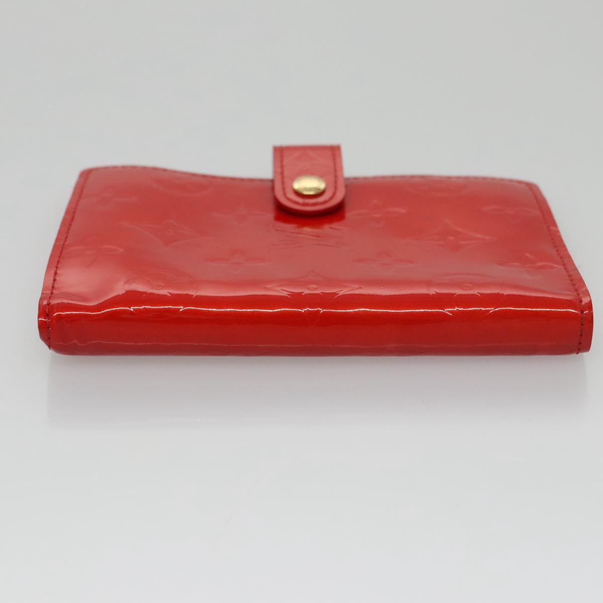 LOUIS VUITTON Monogram Vernis Agenda PM Day Planner Cover Red R21016 hk1889