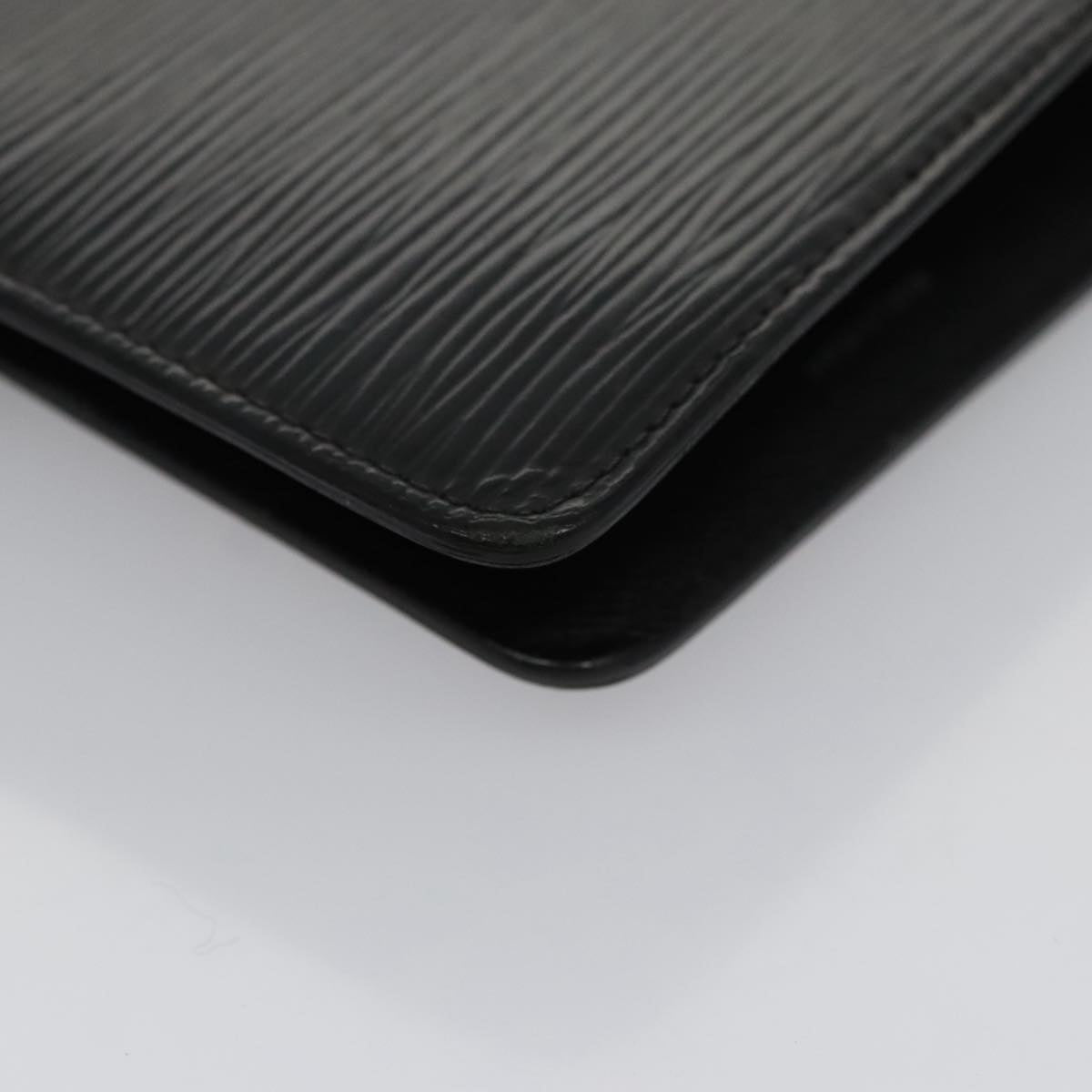 LOUIS VUITTON Epi Agenda MM Day Planner Cover Black R20042 LV hk1890