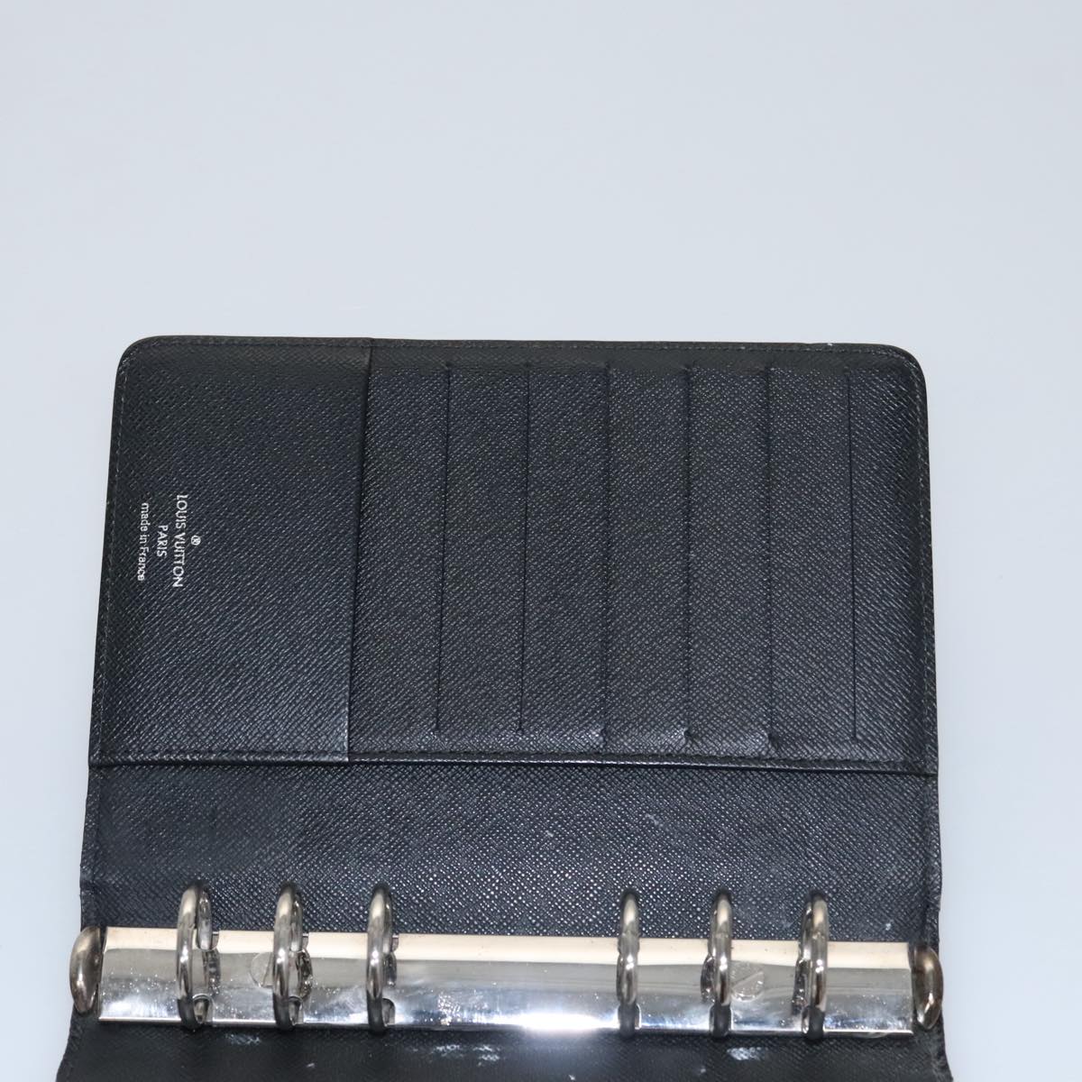 LOUIS VUITTON Epi Agenda MM Day Planner Cover Black R20042 LV hk1890