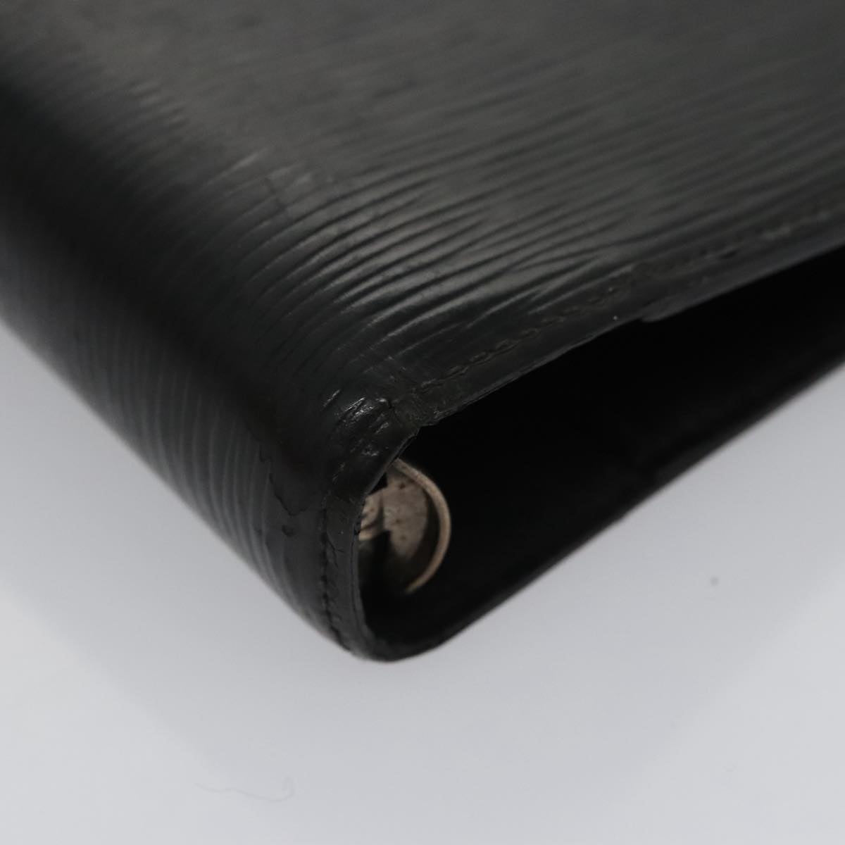 LOUIS VUITTON Epi Agenda MM Day Planner Cover Black R20042 LV hk1890