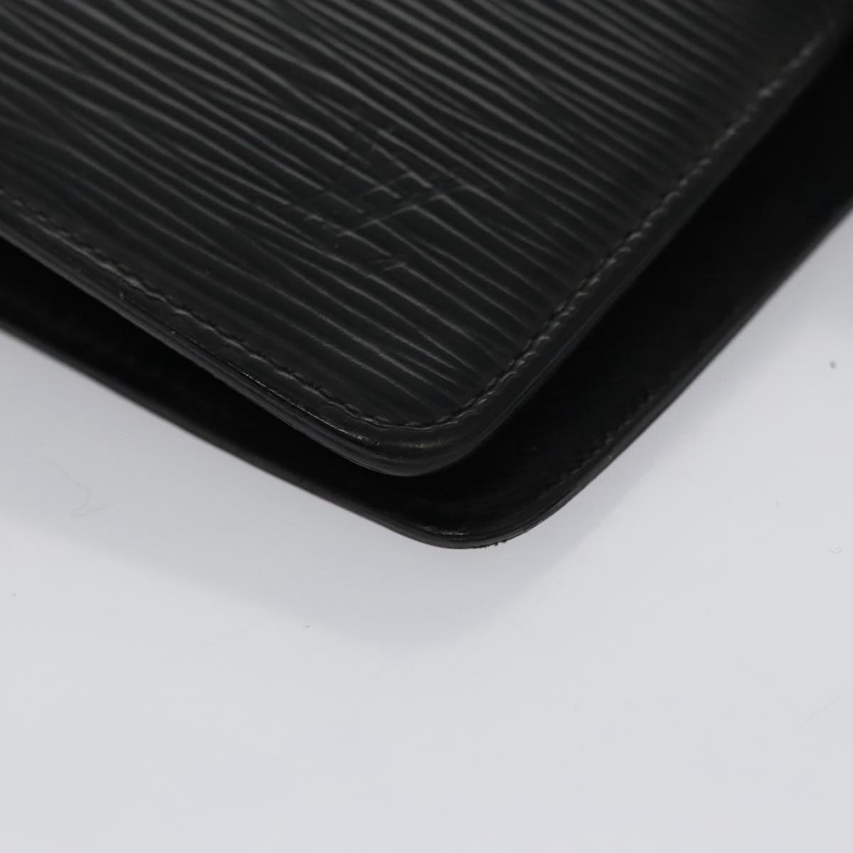 LOUIS VUITTON Epi Agenda MM Day Planner Cover Black R20042 LV hk1890