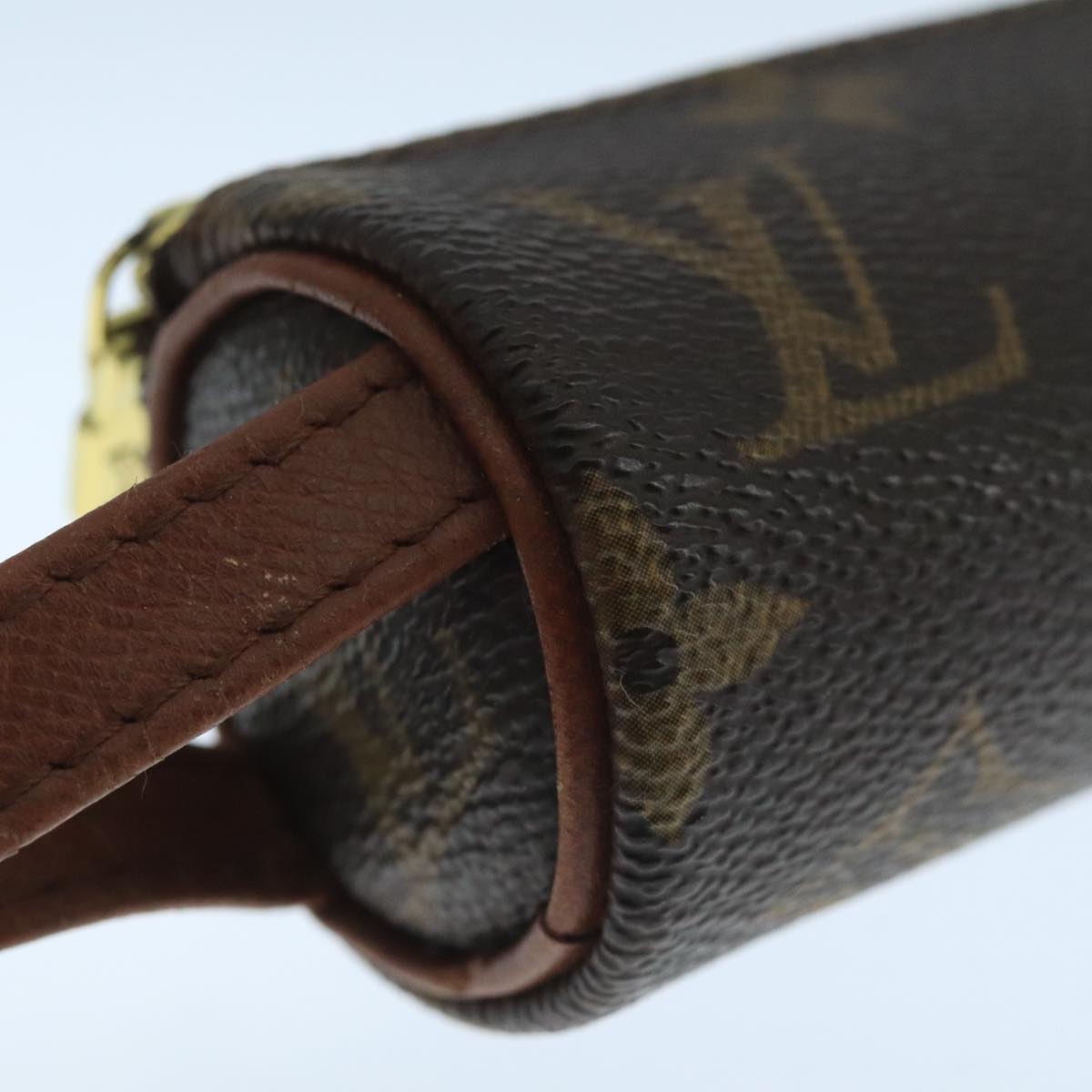 LOUIS VUITTON Monogram Etui 3 Ball de Golf Pouch M58249 LV hk1893