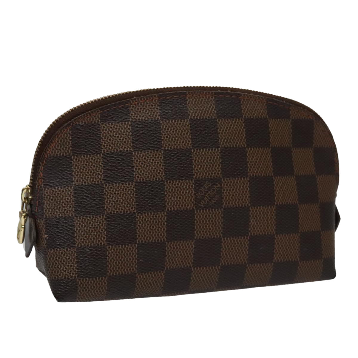 LOUIS VUITTON Damier Ebene Pochette Cosmetic PM Pouch N47516 LV hk1894