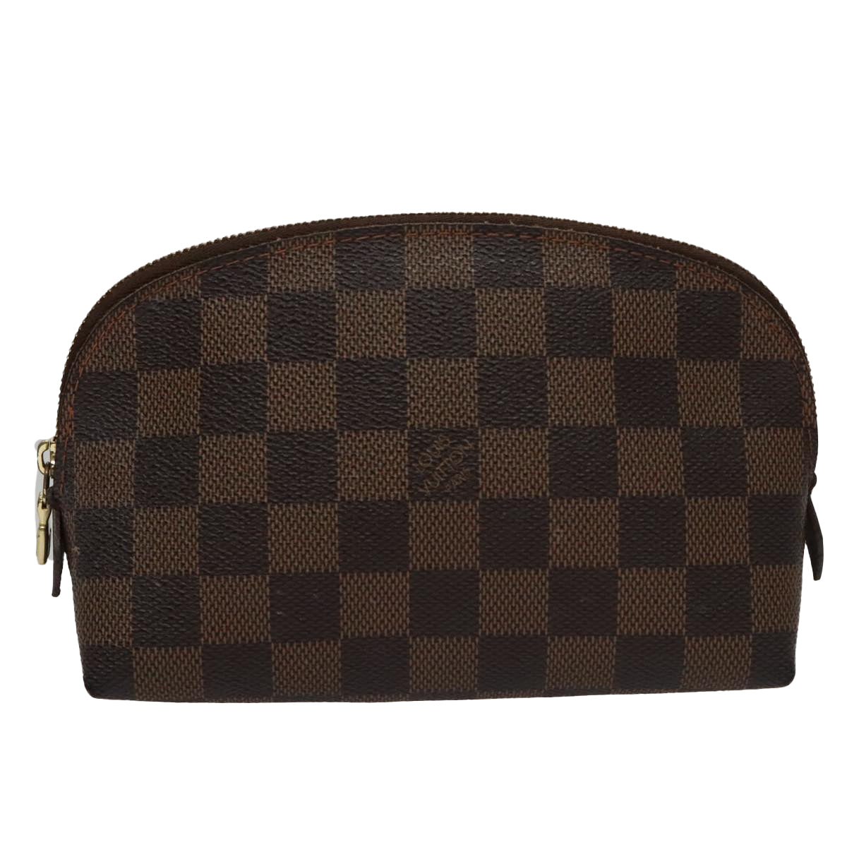 LOUIS VUITTON Damier Ebene Pochette Cosmetic PM Pouch N47516 LV hk1894