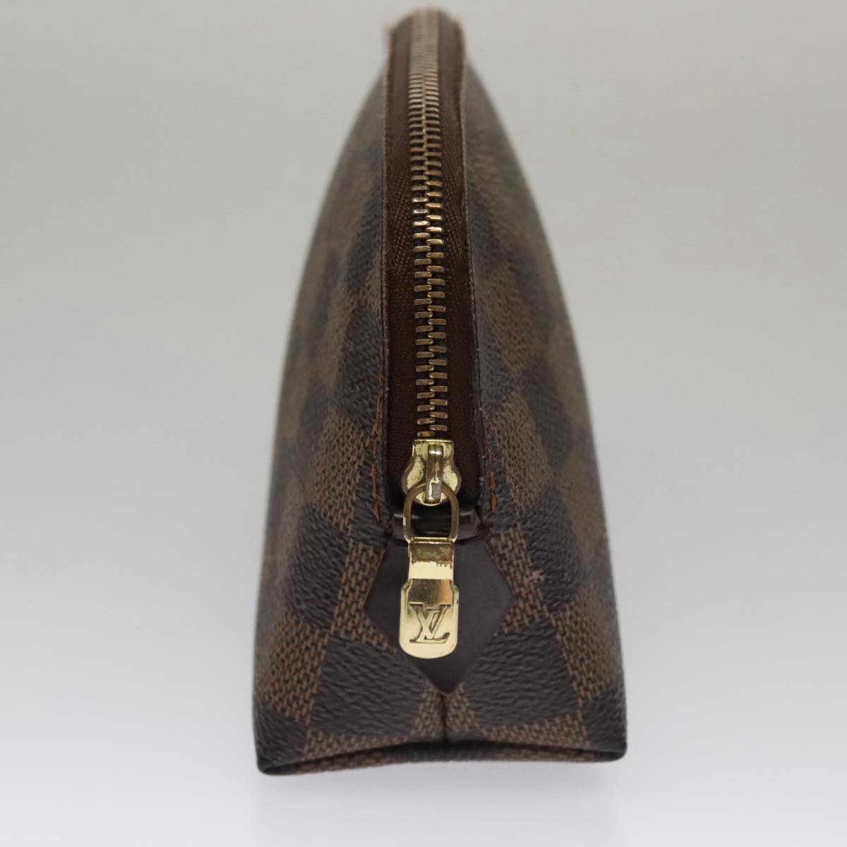 LOUIS VUITTON Damier Ebene Pochette Cosmetic PM Pouch N47516 LV hk1894
