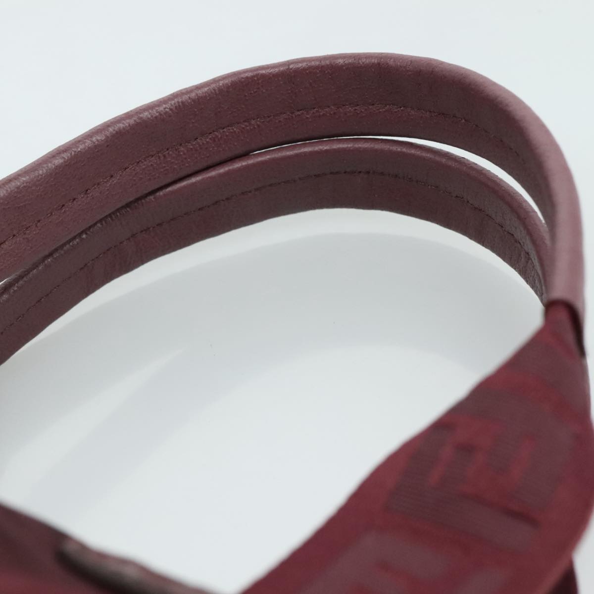 FENDI Zucca Canvas Tote Bag Red hk1926