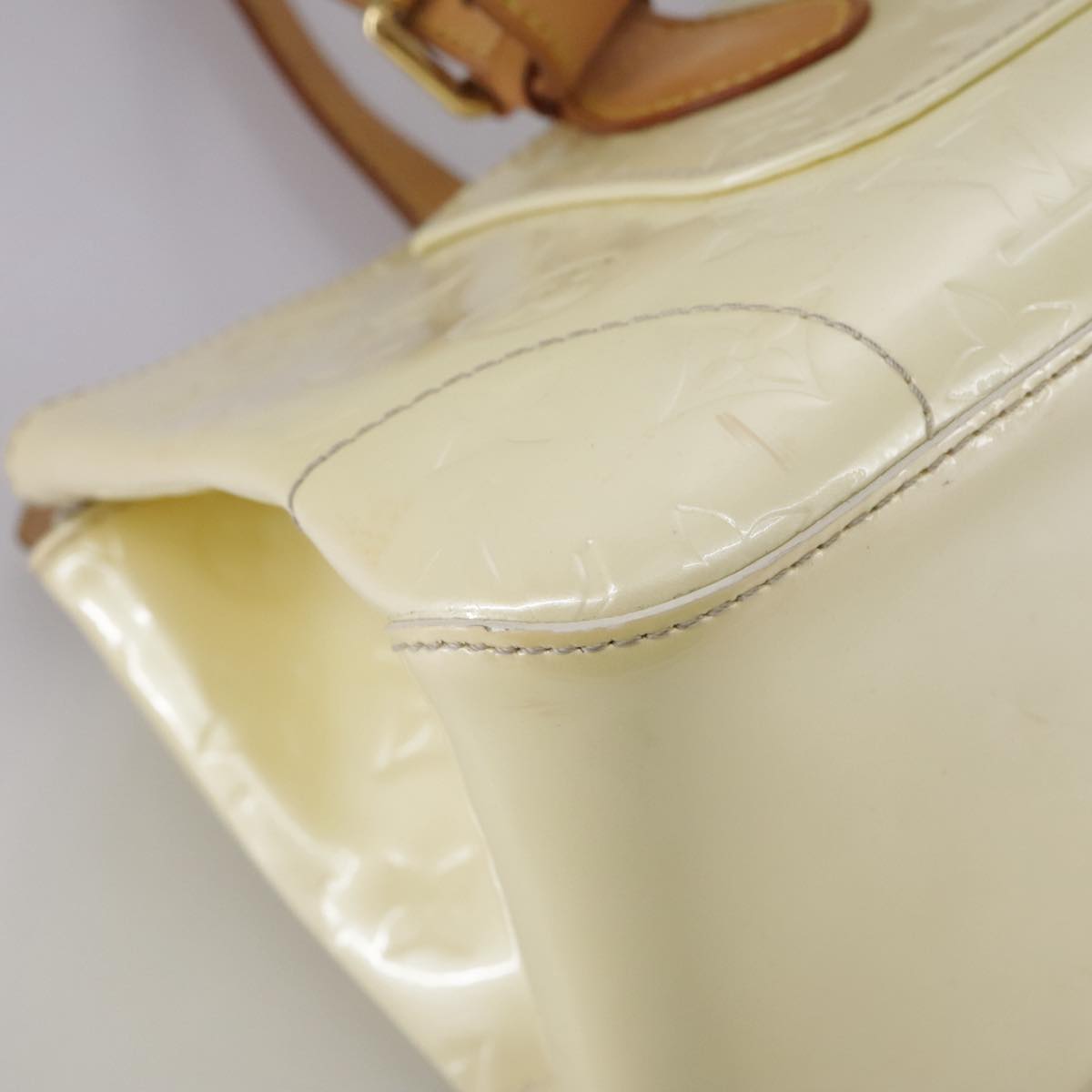 LOUIS VUITTON Monogram Vernis Rosewood Avenue Hand Bag Perle M93508 hk1933
