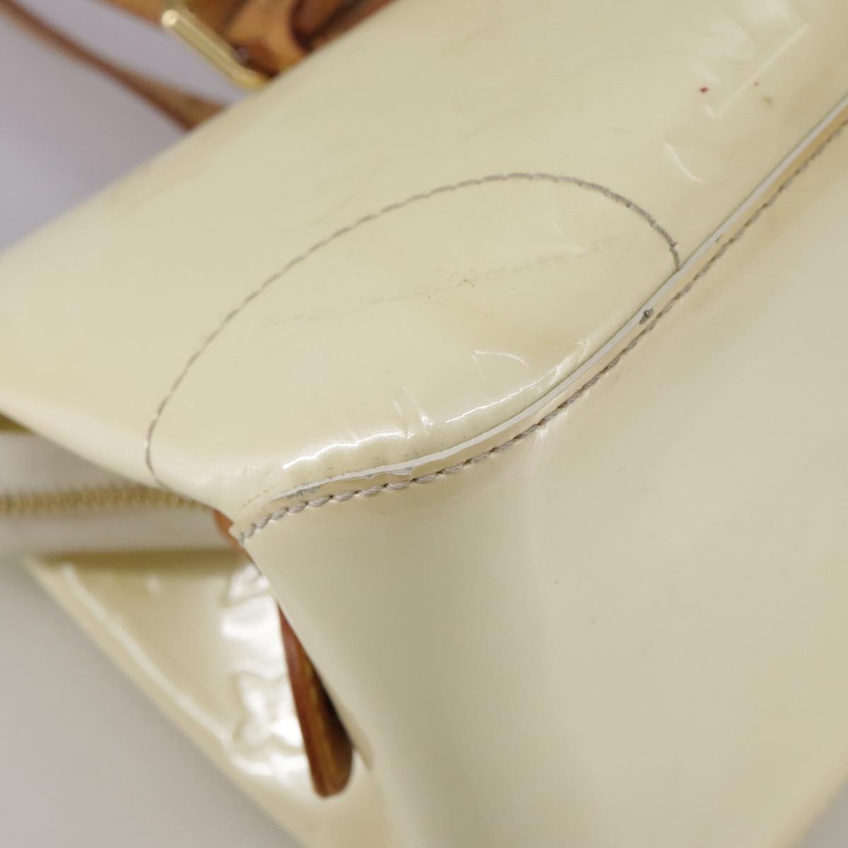 LOUIS VUITTON Monogram Vernis Rosewood Avenue Hand Bag Perle M93508 hk1933