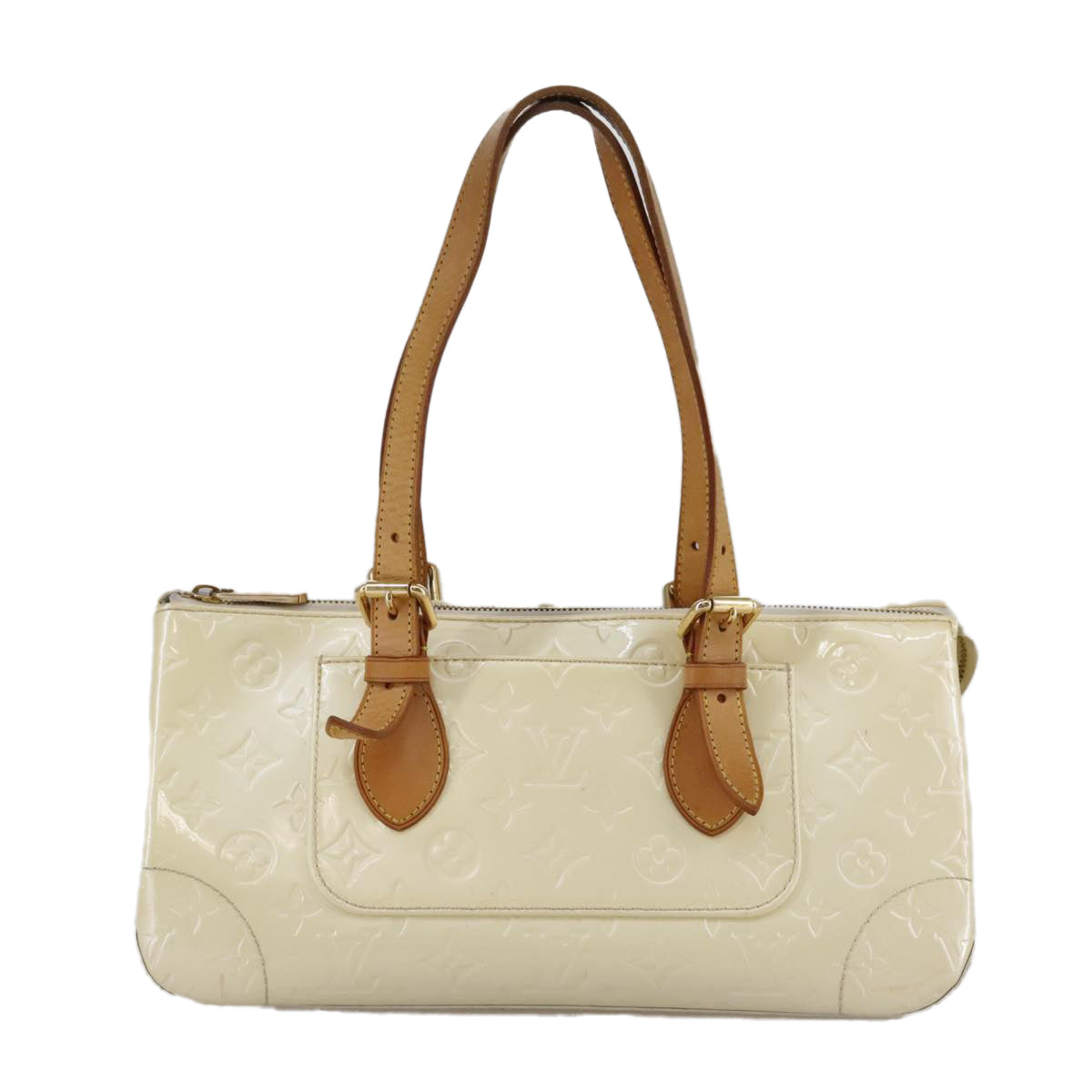 LOUIS VUITTON Monogram Vernis Rosewood Avenue Hand Bag Perle M93508 hk1933