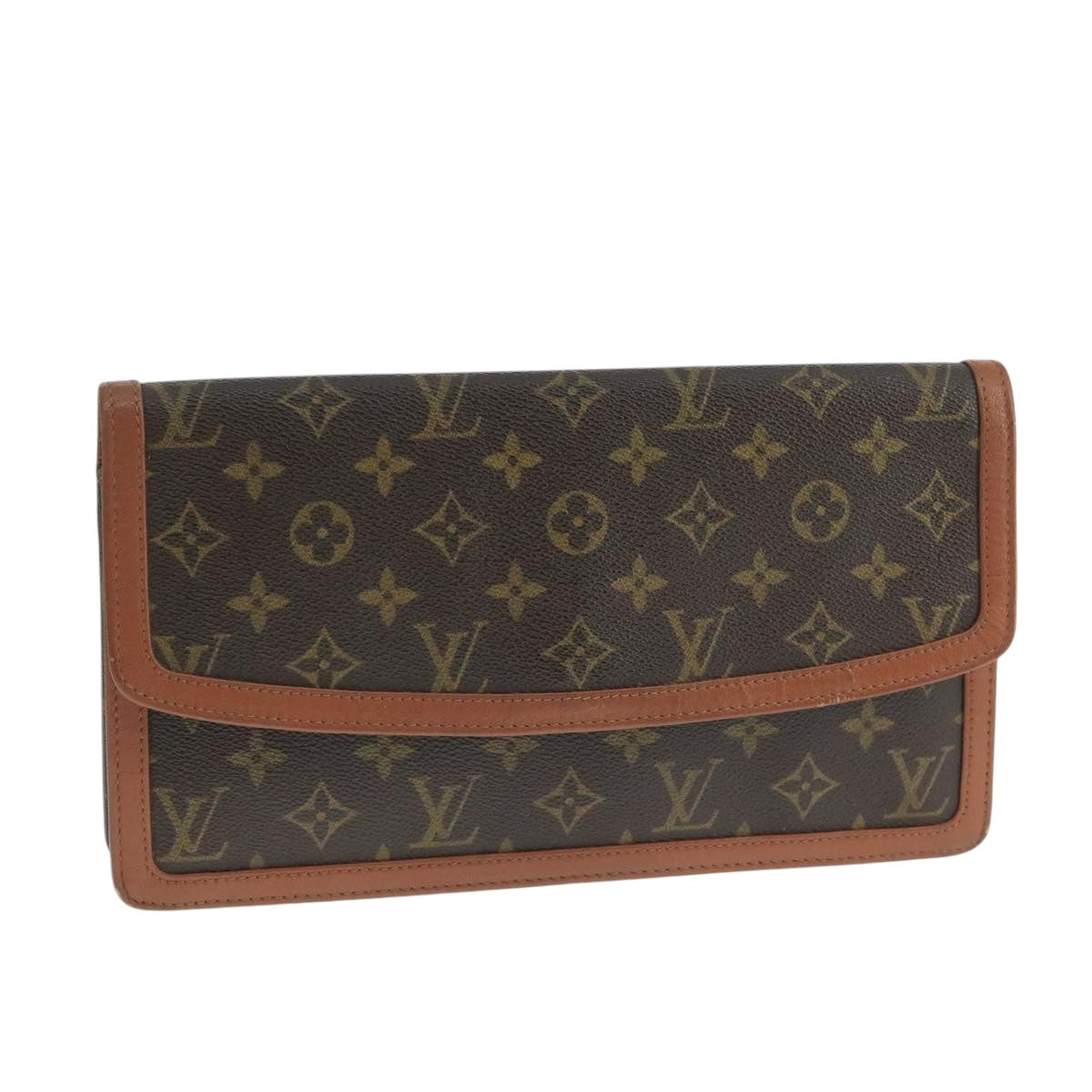 LOUIS VUITTON Monogram Pochette Dam GM Clutch Bag M51810 LV hk1938