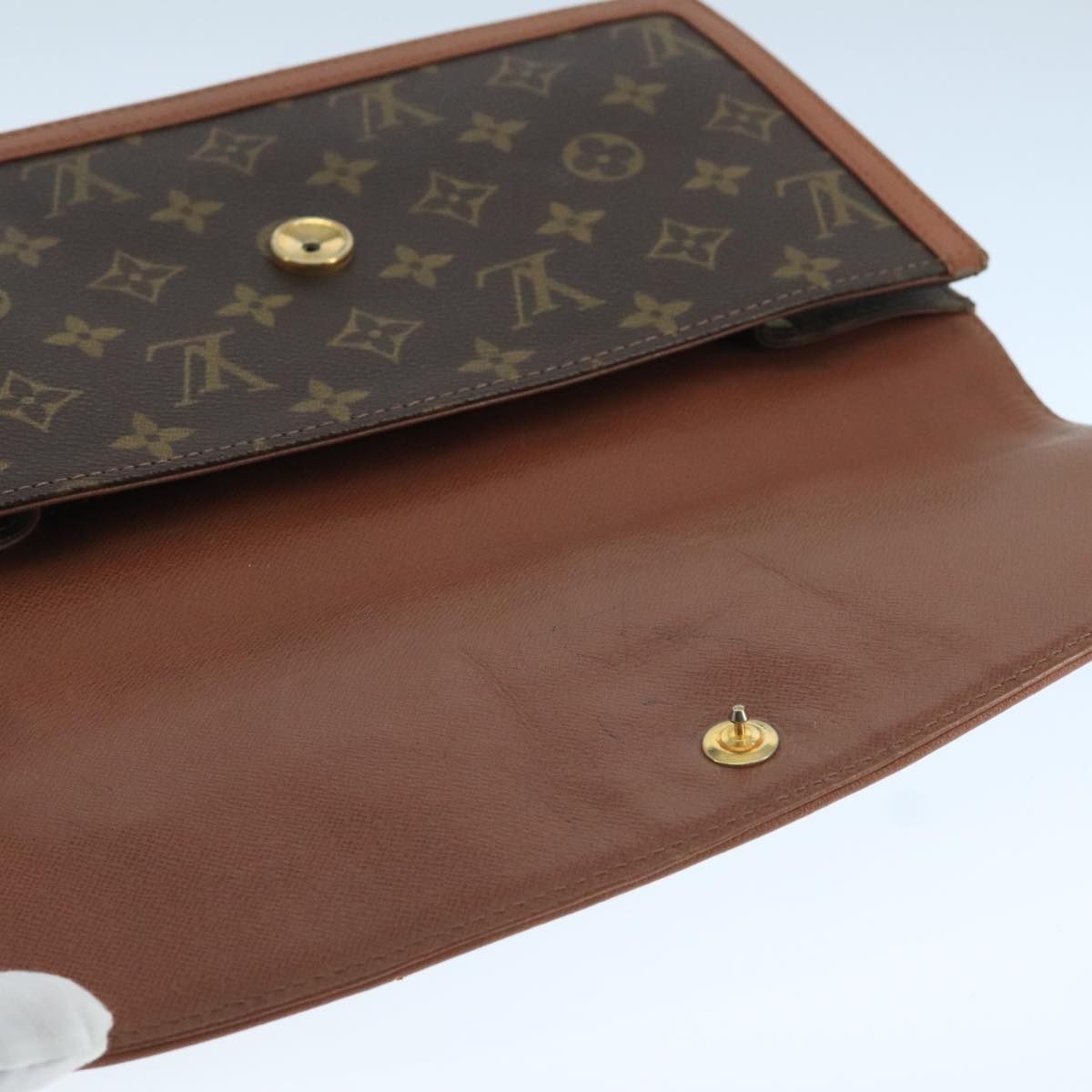 LOUIS VUITTON Monogram Pochette Dam GM Clutch Bag M51810 LV hk1938