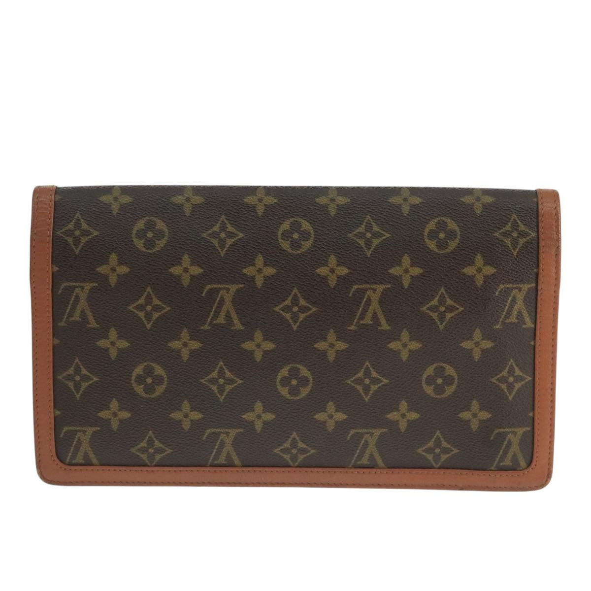 LOUIS VUITTON Monogram Pochette Dam GM Clutch Bag M51810 LV hk1938