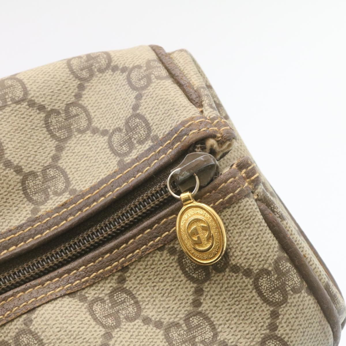 GUCCI GG Canvas Hand Bag Beige hk233