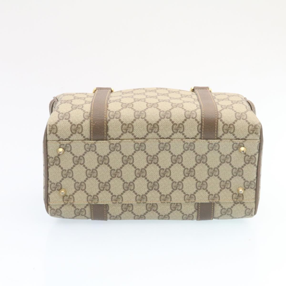 GUCCI GG Canvas Hand Bag Beige hk233