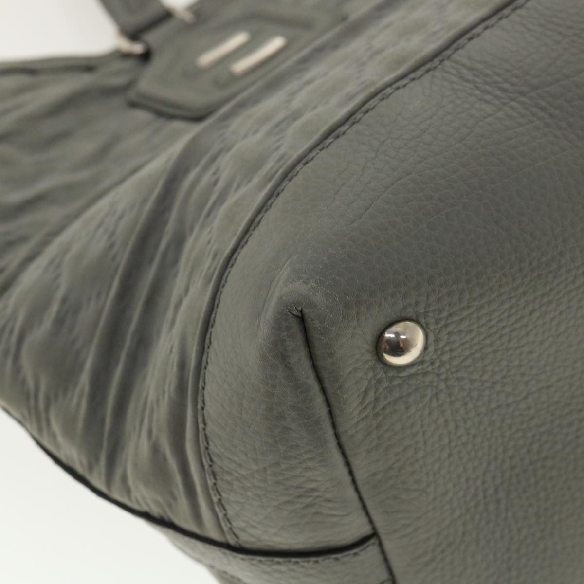 GUCCI GG Canvas Shoulder Bag Gray 241102 hk673