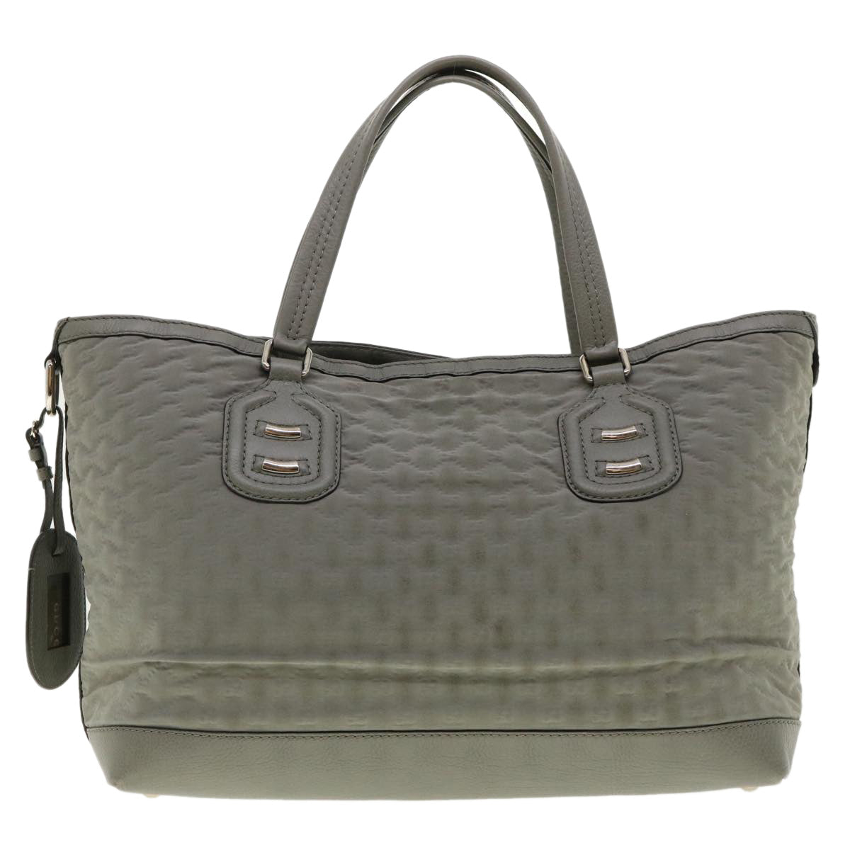 GUCCI GG Canvas Shoulder Bag Gray 241102 hk673