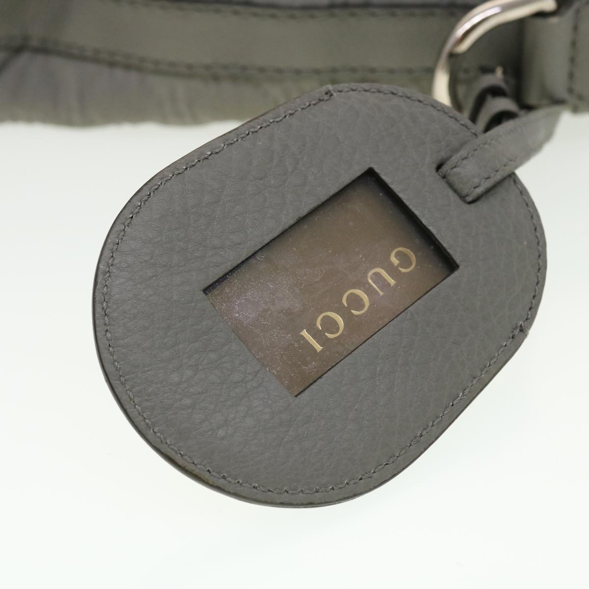 GUCCI GG Canvas Shoulder Bag Gray 241102 hk673