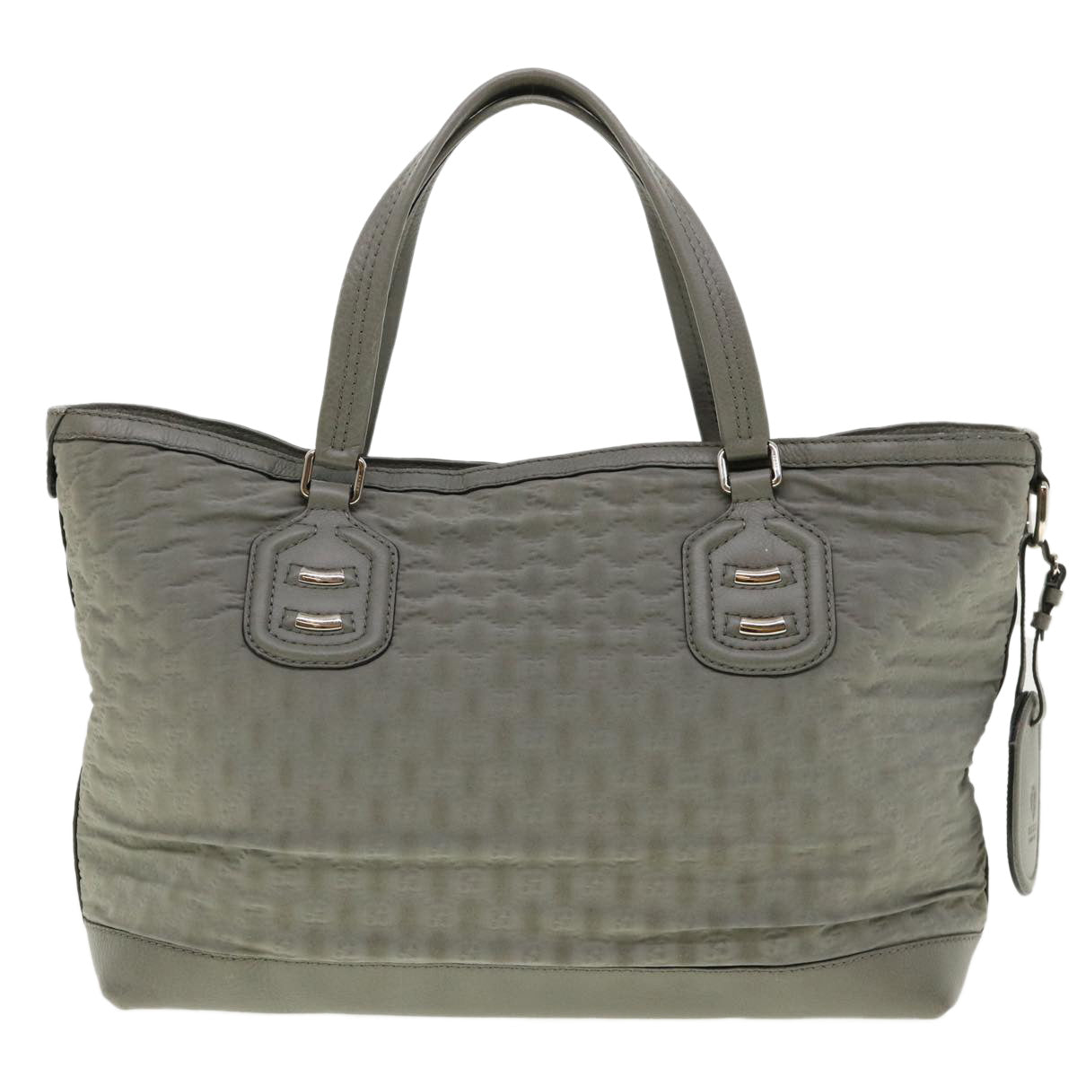 GUCCI GG Canvas Shoulder Bag Gray 241102 hk673