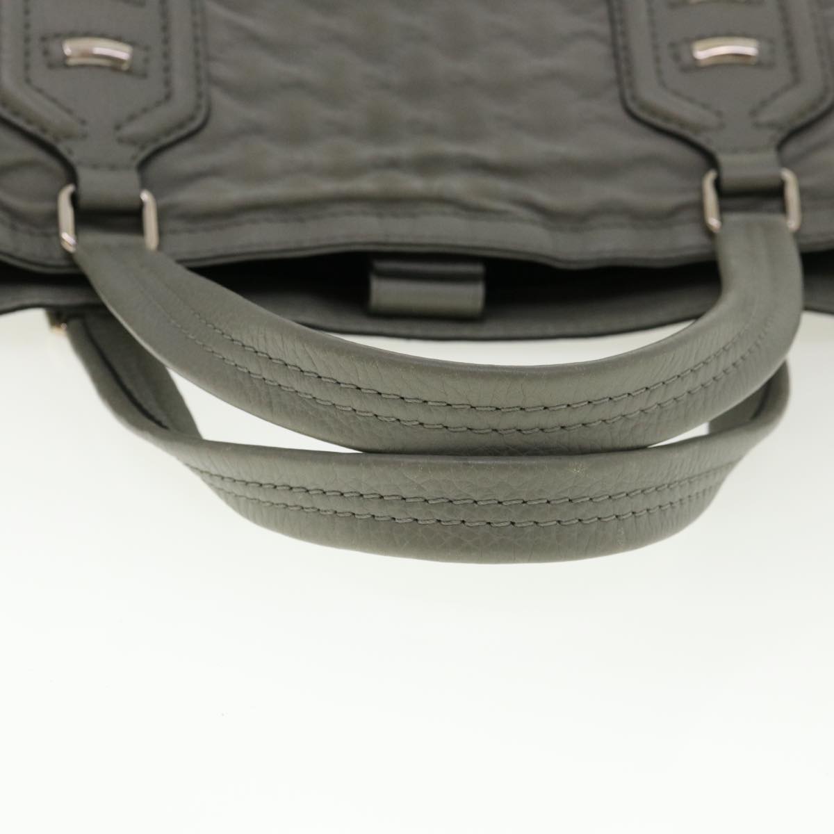 GUCCI GG Canvas Shoulder Bag Gray 241102 hk673