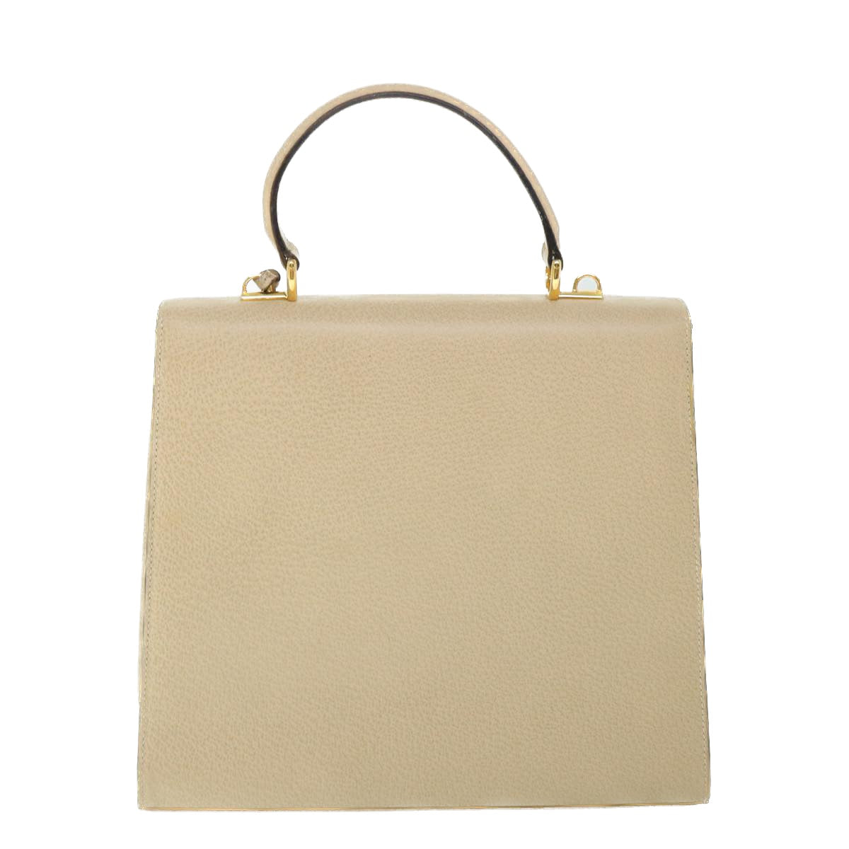 GUCCI Lady Rock Hand Bag Leather 2way Beige 007 1274 0192 hk840