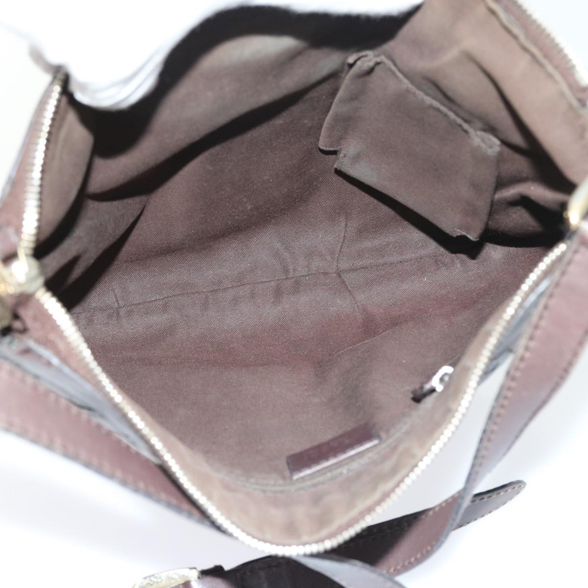 GUCCI GG Canvas Guccissima Shoulder Bag Brown 203257 hk853