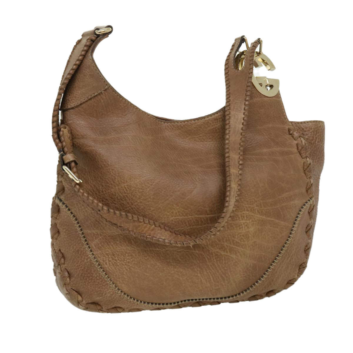 GUCCI Shoulder Bag Leather Brown 218781212792 im376