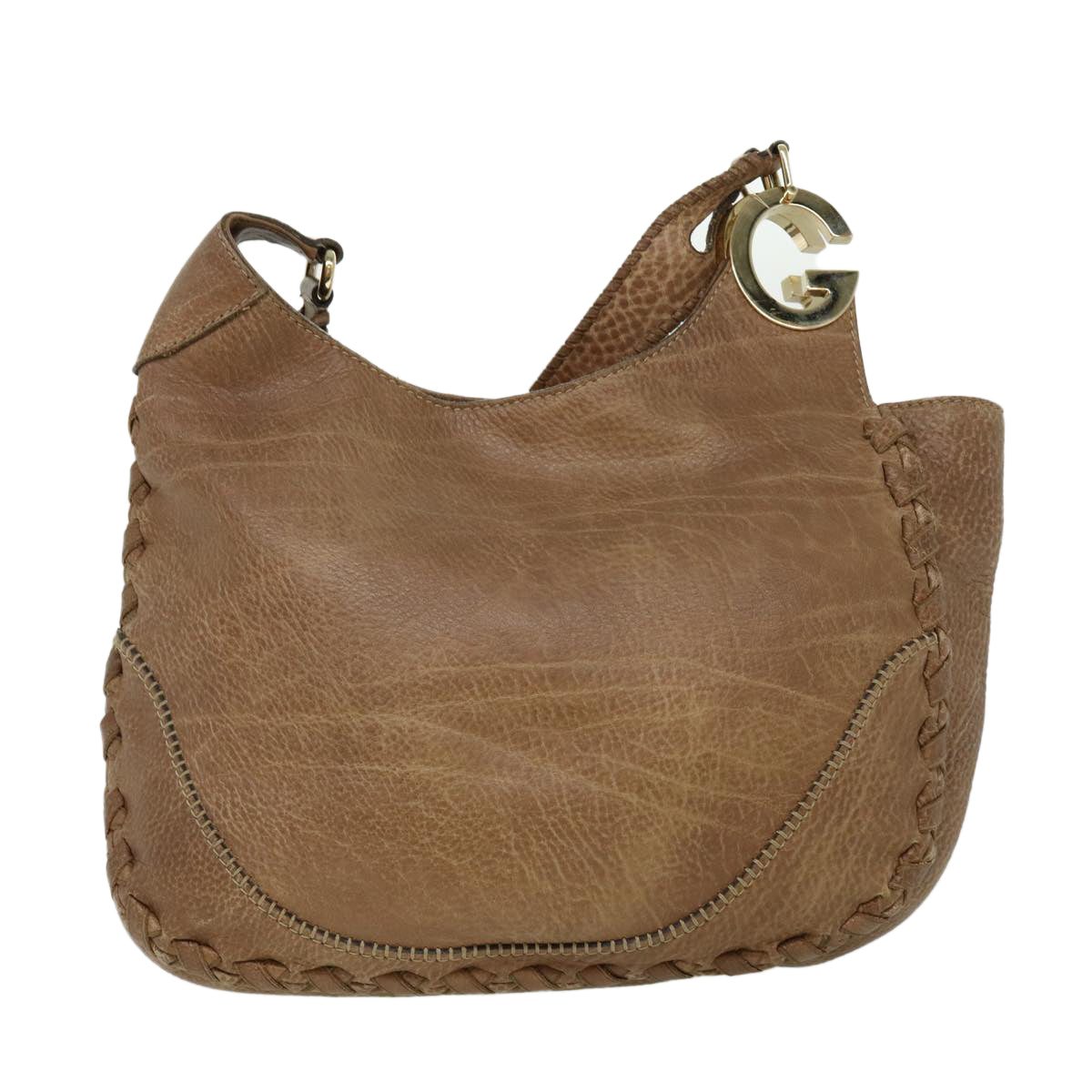 GUCCI Shoulder Bag Leather Brown 218781212792 im376