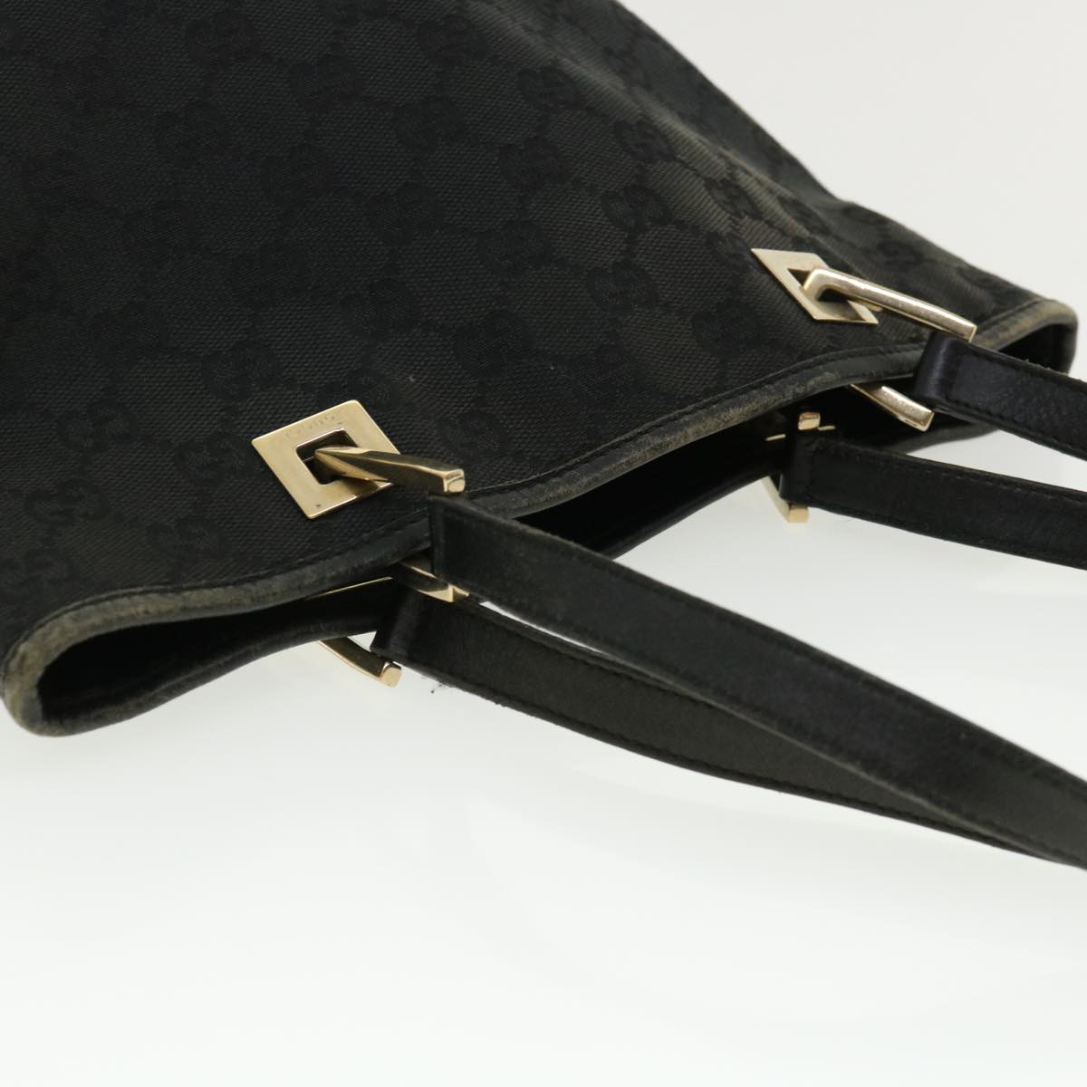 GUCCI GG Canvas Tote Bag Black 002 1099 001998 im420