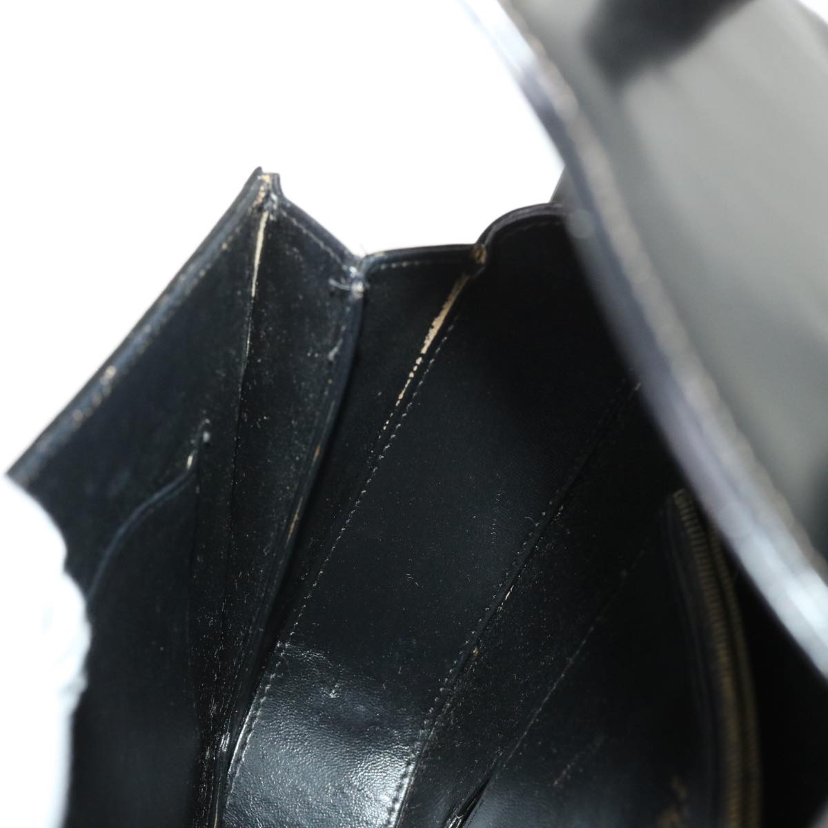 GUCCI Shoulder Bag Leather Black im445