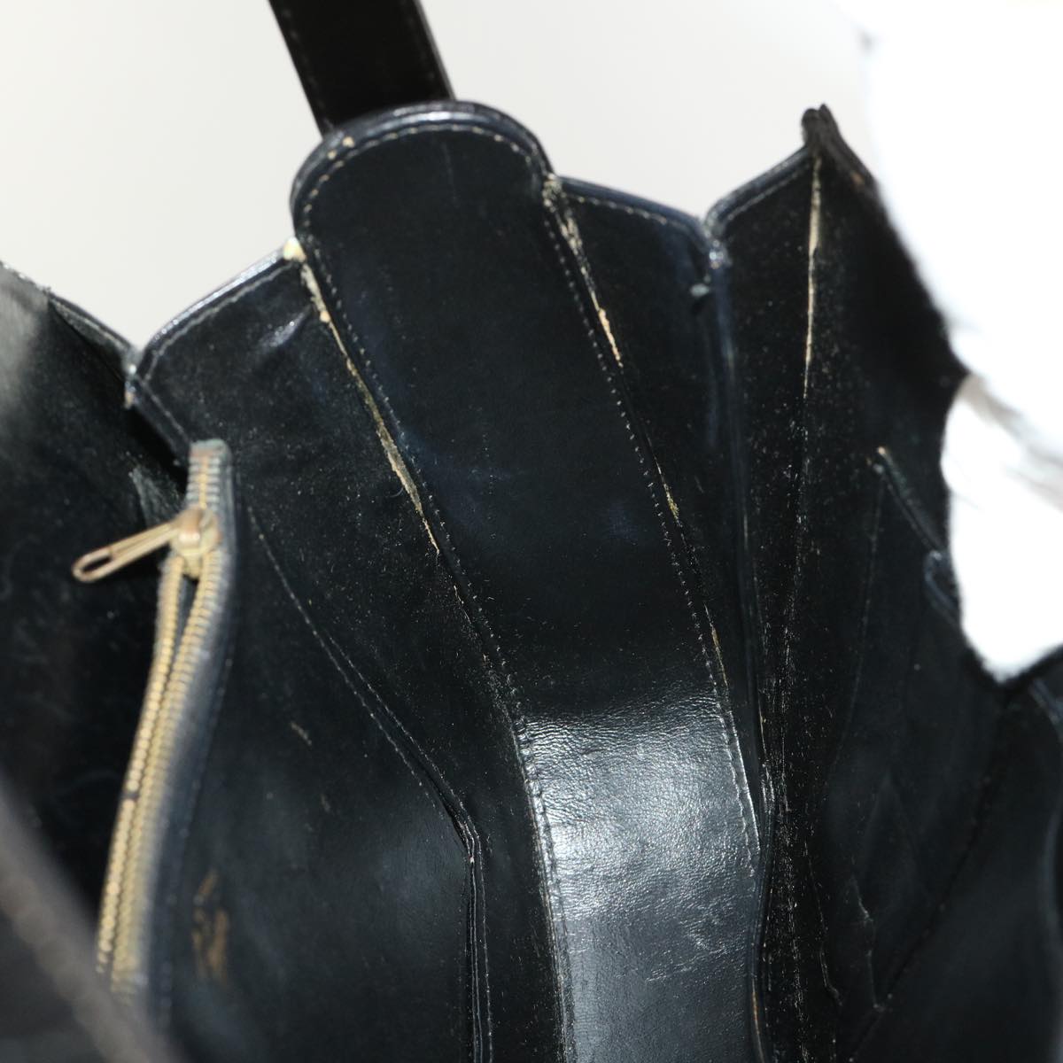 GUCCI Shoulder Bag Leather Black im445