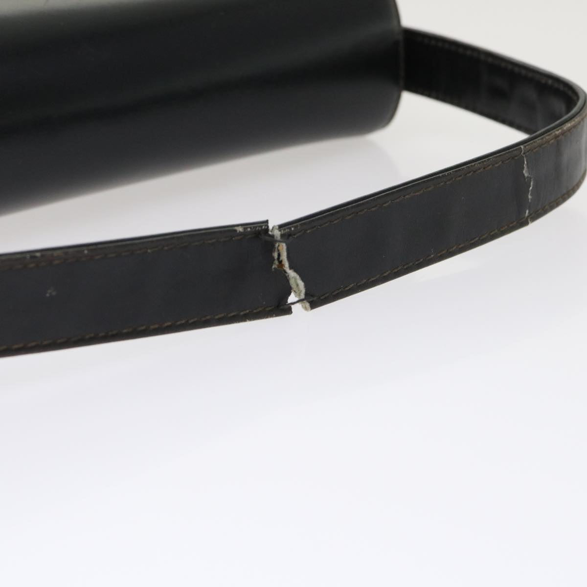 GUCCI Shoulder Bag Leather Black im445