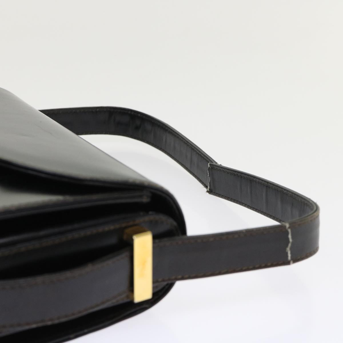 GUCCI Shoulder Bag Leather Black im445
