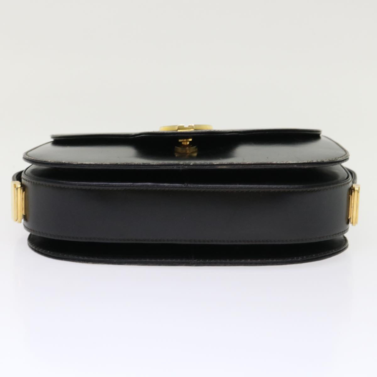 GUCCI Shoulder Bag Leather Black im445