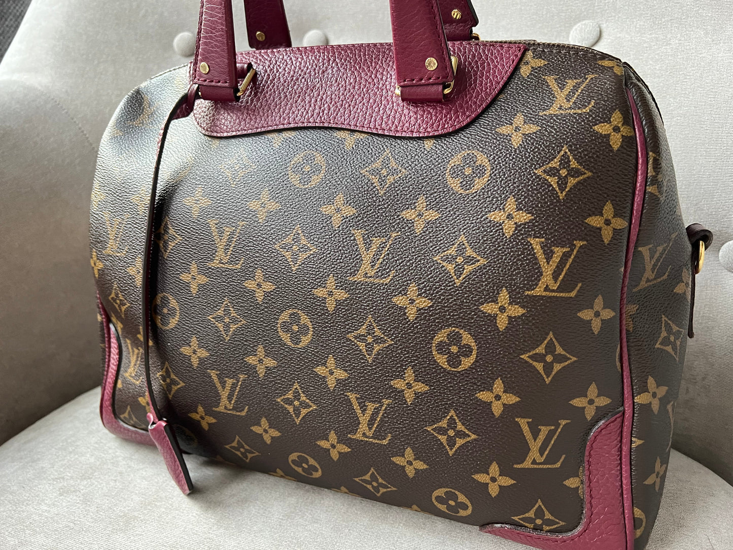 Louis Vuitton Retiro Bag Monogram and Raisin (RRP £1470)