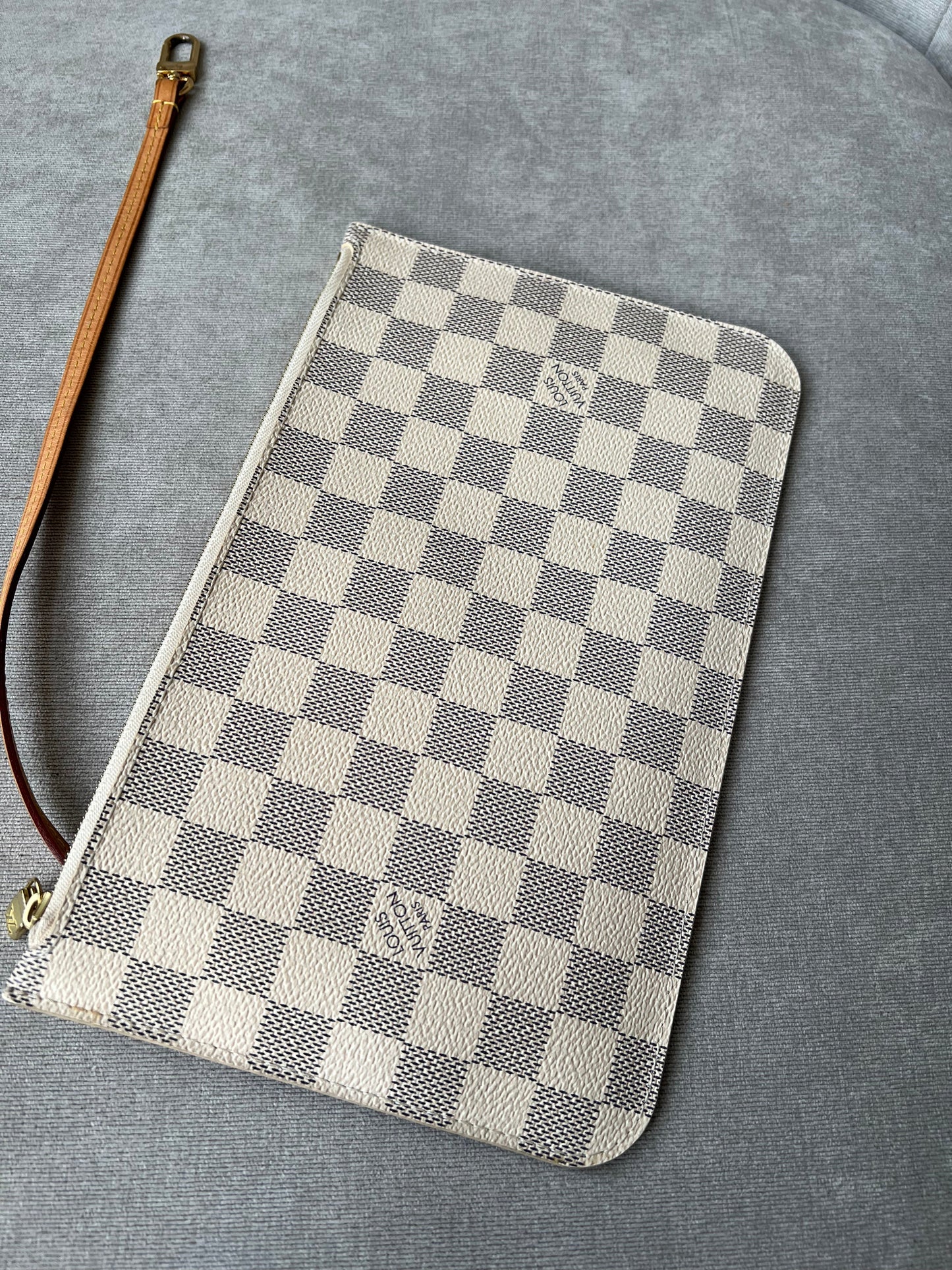 Louis Vuitton Pouch (from Neverfull MM) in Damier Azur