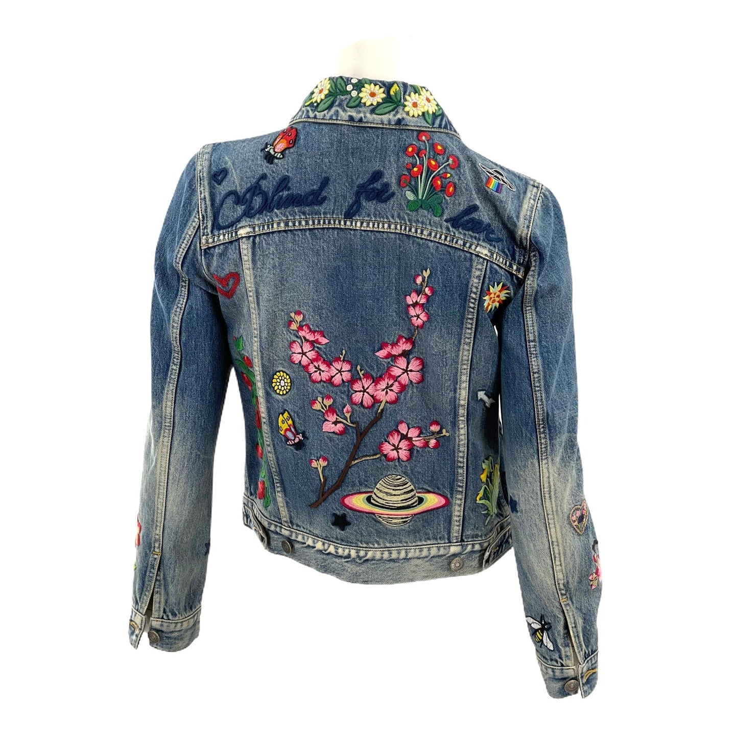 Gucci Embroidered Denim Jacket