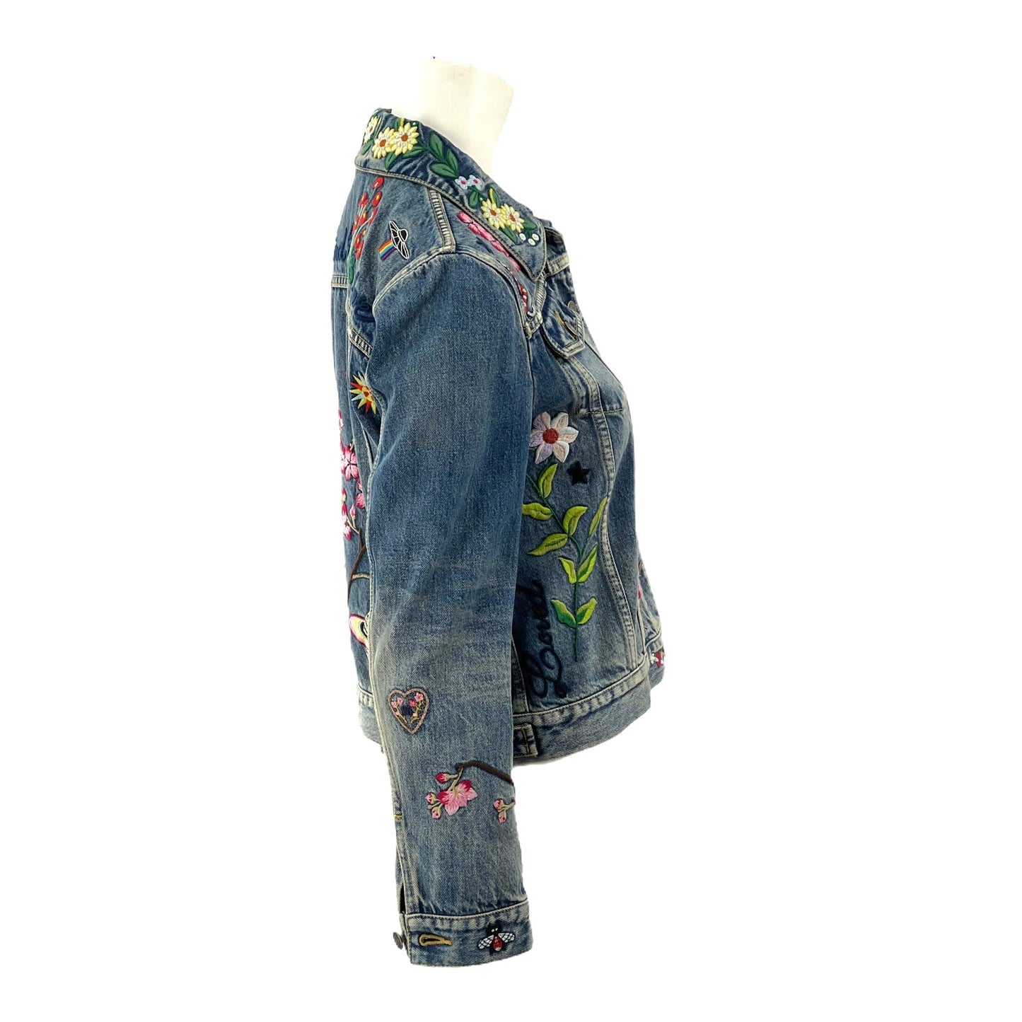 Gucci Embroidered Denim Jacket