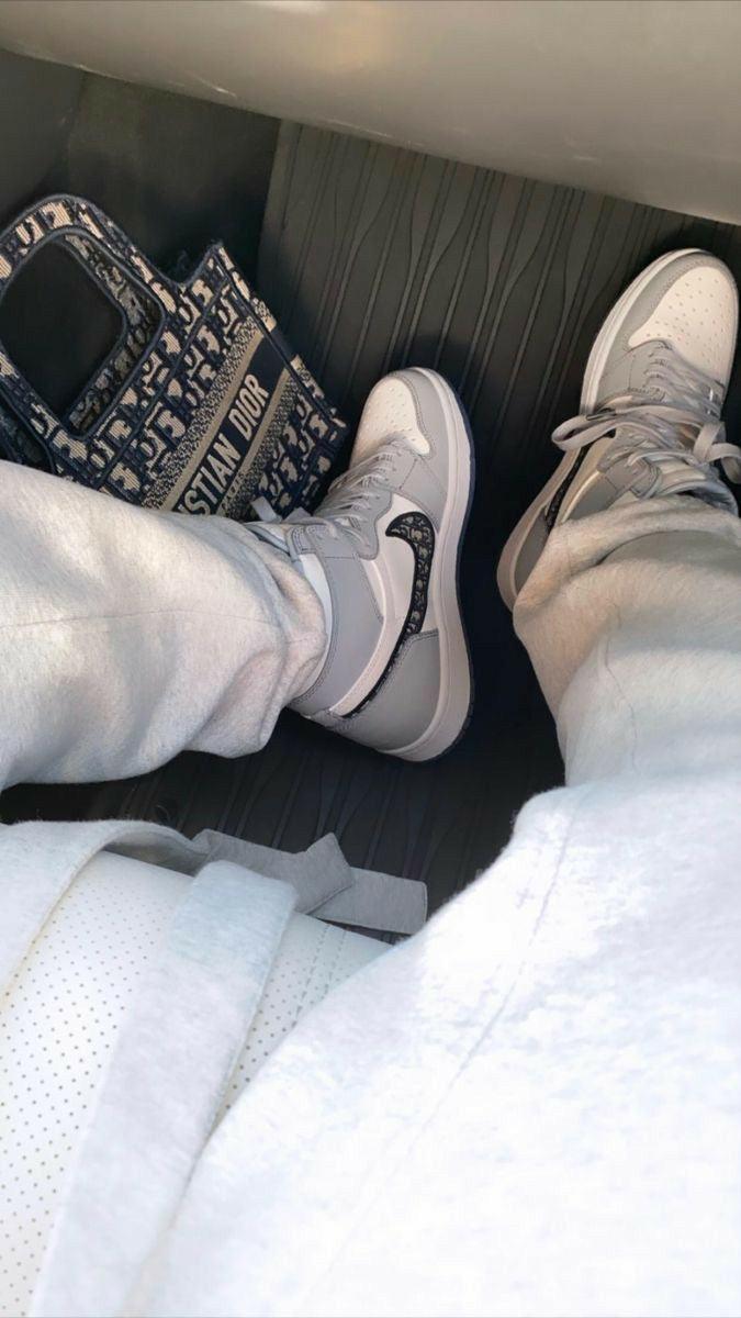 Designer GLAMIor x Air Jordan 1 High OG "Grey"AJ1 High Q