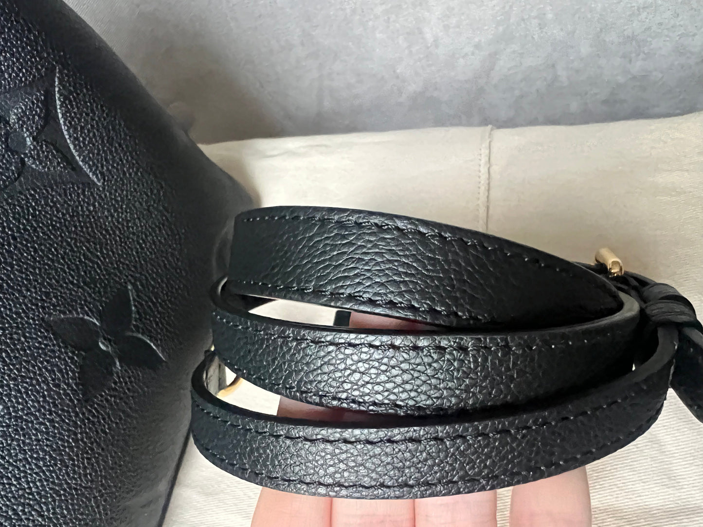 Louis Vuitton Neverfull MM Black Empreinte (RRP £1,940)