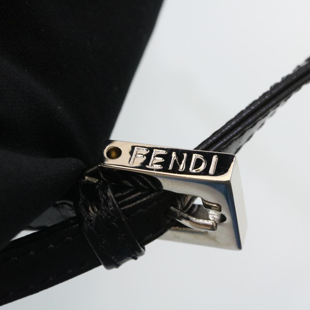 FENDI Tote Bag Nylon Black ki1695