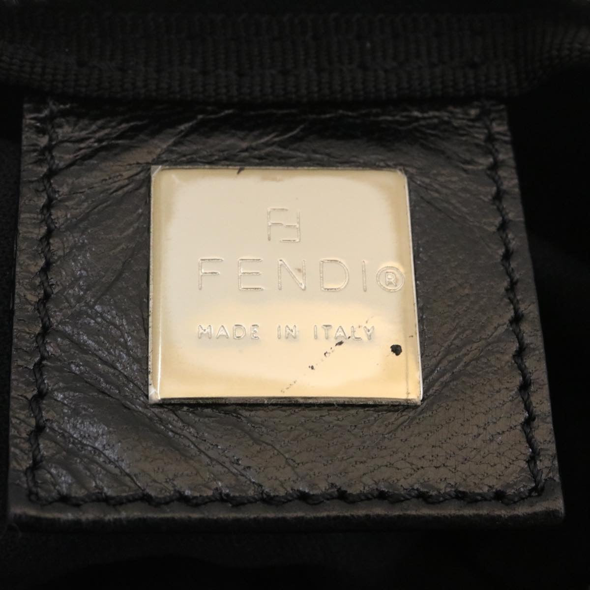 FENDI Tote Bag Nylon Black ki1695