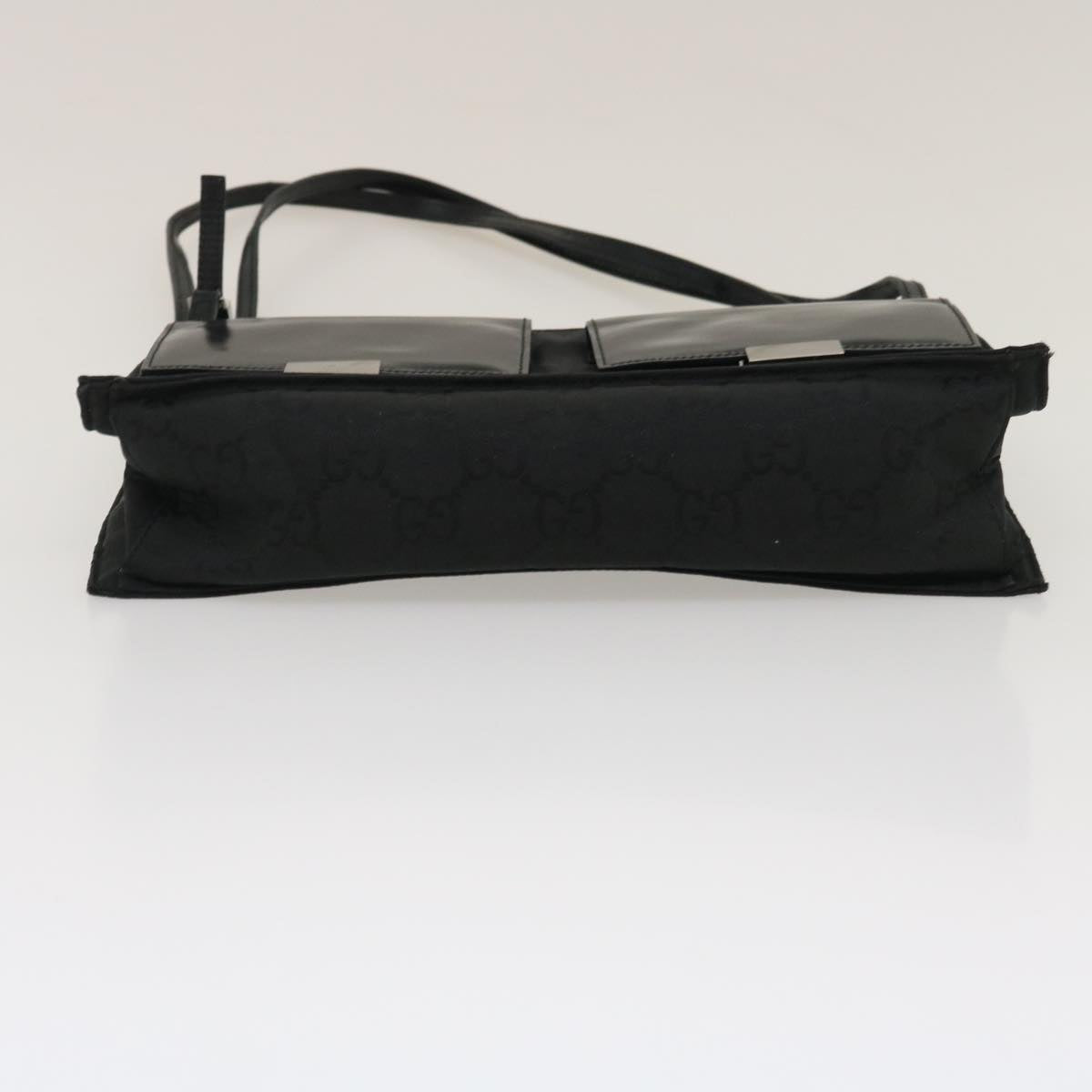 GUCCI GG Canvas Tote Bag Nylon Black ki1925
