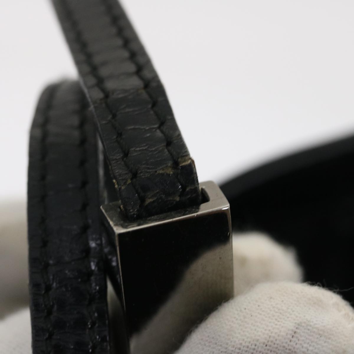 GUCCI GG Canvas Tote Bag Nylon Black ki1925